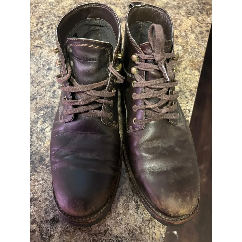 Timberland Larchmont II Waterproof Chukka Boots Mens 10 Brown Leather
